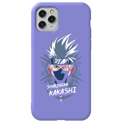 Apple iPhone 11 Pro Anime Mangoo Purple Colored Silicone TPU Θήκη