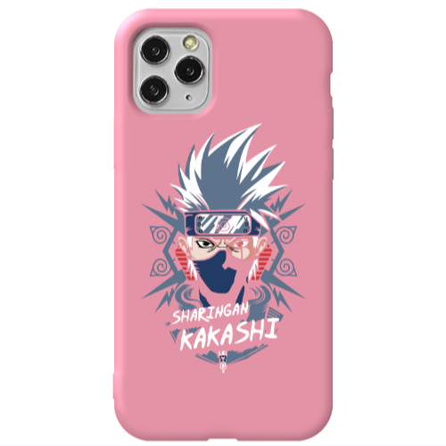 Apple iPhone 11 Pro Anime Mangoo Pink Colored Silicone TPU Θήκη