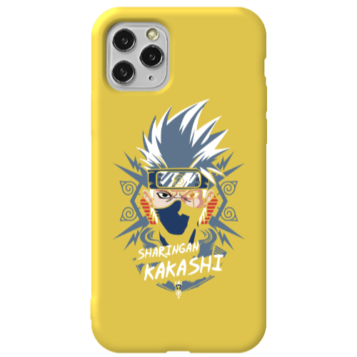 Apple iPhone 11 Pro Anime Mangoo Yellow Colored Silicone TPU Θήκη
