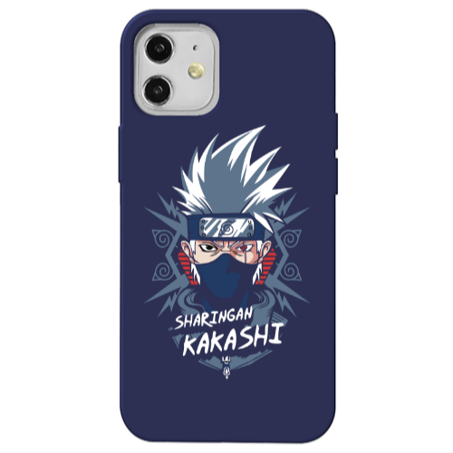 Apple iPhone 12 Anime Mangoo Dark blue Colored Silicone TPU Θήκη