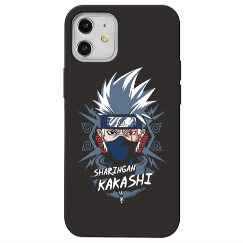 Apple iPhone 12 Anime Mangoo Black Colored Silicone TPU Θήκη