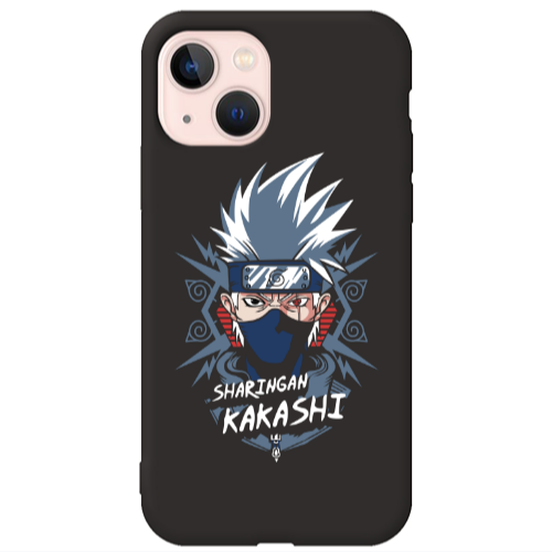 Apple iPhone 13 Anime Mangoo Black Colored Silicone TPU Θήκη