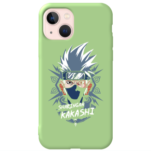 Apple iPhone 13 Anime Mangoo Light Green Colored Silicone TPU Θήκη