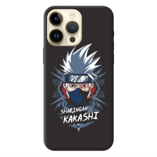 Apple iPhone 13 Pro Max Anime Mangoo Black Colored Silicone TPU Θήκη