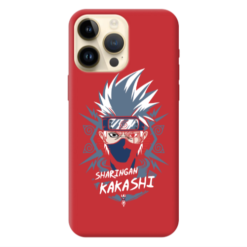 Apple iPhone 13 Pro Max Anime Mangoo Red Colored Silicone TPU Θήκη