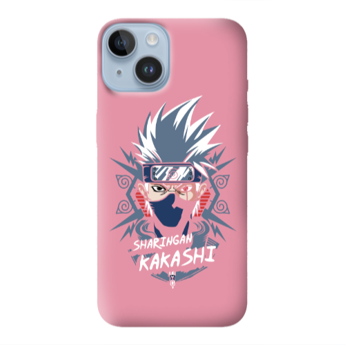 Apple iPhone 14  Anime Mangoo Pink Colored Silicone TPU Θήκη