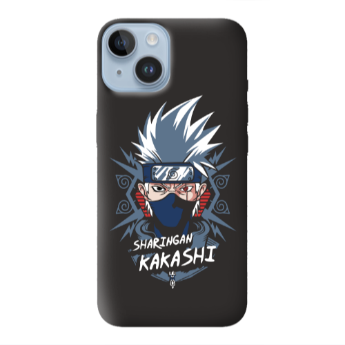 Apple iPhone 14  Anime Mangoo Black Colored Silicone TPU Θήκη