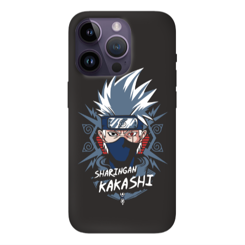 Apple iPhone 14 Pro Max Anime Mangoo Black Colored Silicone TPU Θήκη