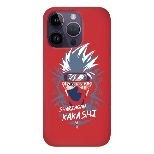 Apple iPhone 14 Pro Max Anime Mangoo Red Colored Silicone TPU Θήκη