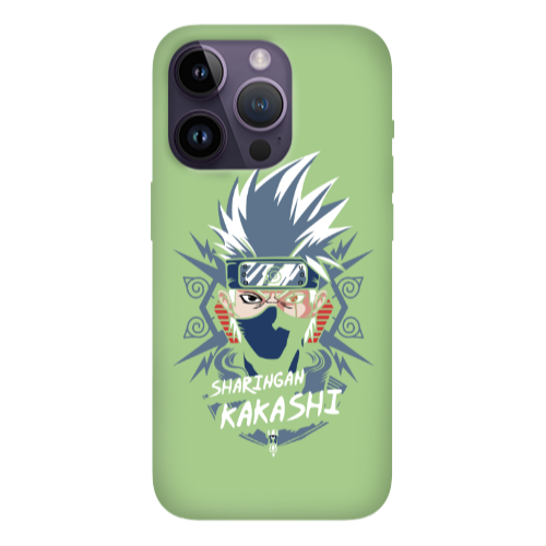 Apple iPhone 14 Pro Max Anime Mangoo Light Green Colored Silicone TPU Θήκη