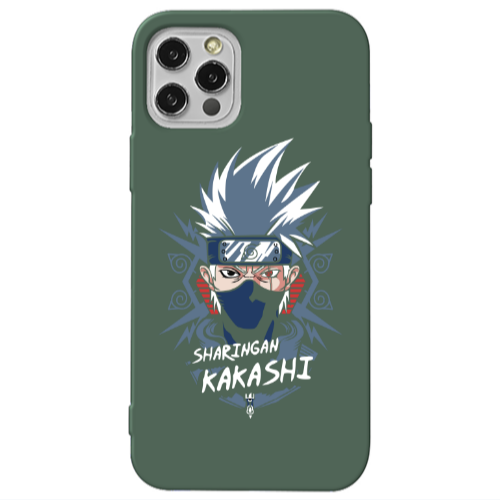 Apple iPhone 13 Pro Anime Mangoo Dark Green Colored Silicone TPU Θήκη