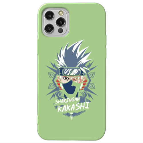 Apple iPhone 12 Pro Anime Mangoo Light Green Colored Silicone TPU Θήκη