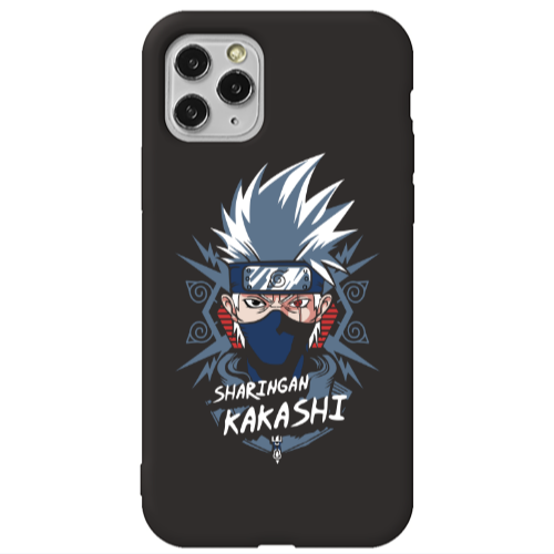 Apple iPhone 11 Pro Max Anime Mangoo Black Colored Silicone TPU Θήκη