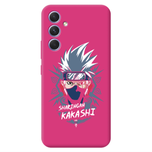 Samsung A54 Anime Mangoo Fuchsia Colored Silicone TPU Θήκη