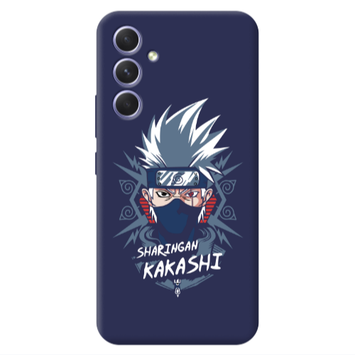 Samsung A54 Anime Mangoo Dark blue Colored Silicone TPU Θήκη
