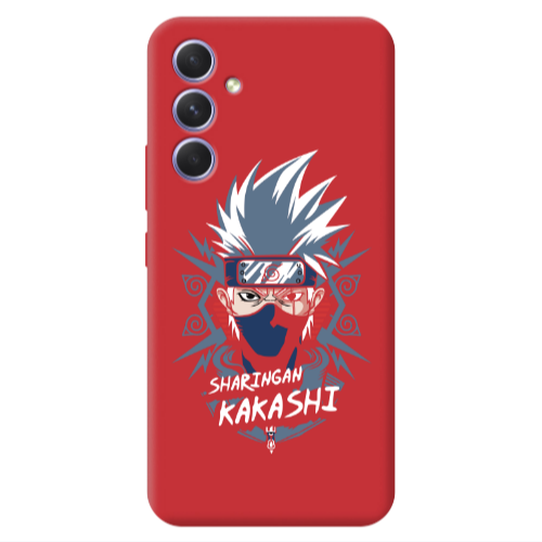 Samsung A54 Anime Mangoo Red Colored Silicone TPU Θήκη