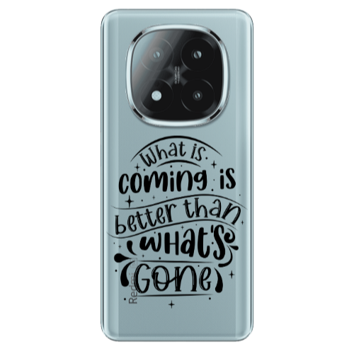 Xiaomi Redmi Note 14 Pro + 5g What is coming Transparent Silicone TPU Θήκη