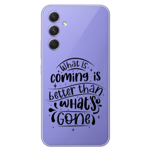 Samsung A56 What is coming Transparent Silicone TPU Θήκη