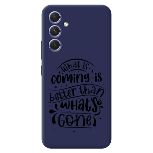 Samsung A56 What is coming Dark blue Colored Silicone TPU Θήκη
