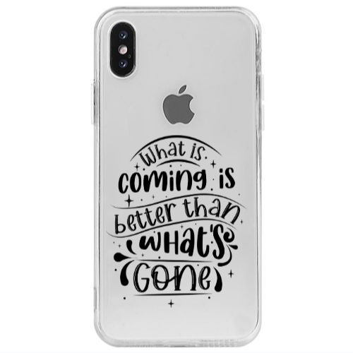 Apple iPhone X What is coming Transparent Silicone TPU Θήκη