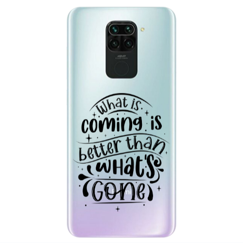 Xiaomi Redmi Note 9 What is coming Transparent Silicone TPU Θήκη