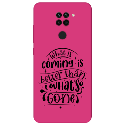 Xiaomi Redmi Note 9 What is coming Fuchsia Colored Silicone TPU Θήκη