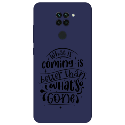 Xiaomi Redmi Note 9 What is coming Dark blue Colored Silicone TPU Θήκη