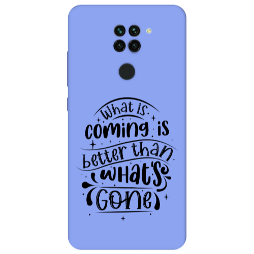 Xiaomi Redmi Note 9 What is coming Light Purple Colored Silicone TPU Θήκη