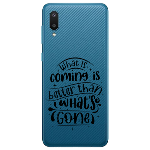 Samsung A02 What is coming Transparent Silicone TPU Θήκη