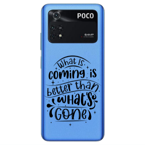 Xiaomi Poco M4 Pro 4G What is coming Transparent Silicone TPU Θήκη