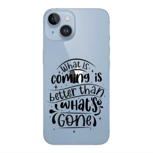 Apple iPhone 14  What is coming Transparent Silicone TPU Θήκη