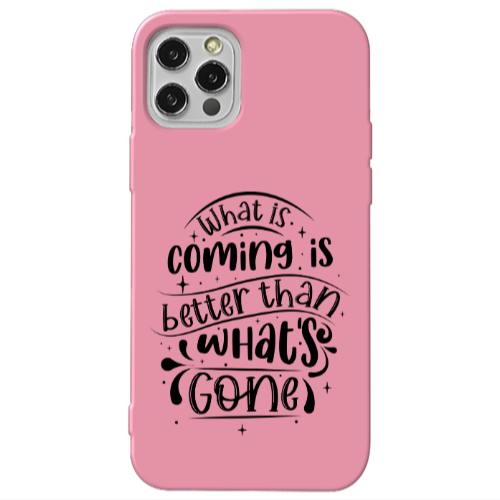 Apple iPhone 13 Pro What is coming Pink Colored Silicone TPU Θήκη
