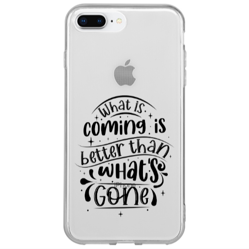 Apple iPhone 7 Plus What is coming Transparent Silicone TPU Θήκη