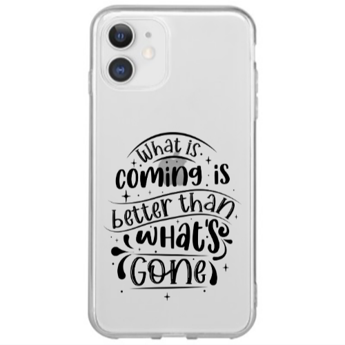 Apple iPhone 12 Mini What is coming Transparent Silicone TPU Θήκη