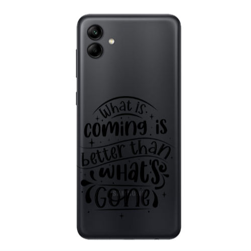 Samsung A04 What is coming Transparent Silicone TPU Θήκη