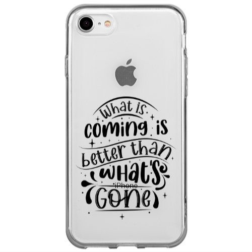 Apple iPhone SE 2020 What is coming Transparent Silicone TPU Θήκη