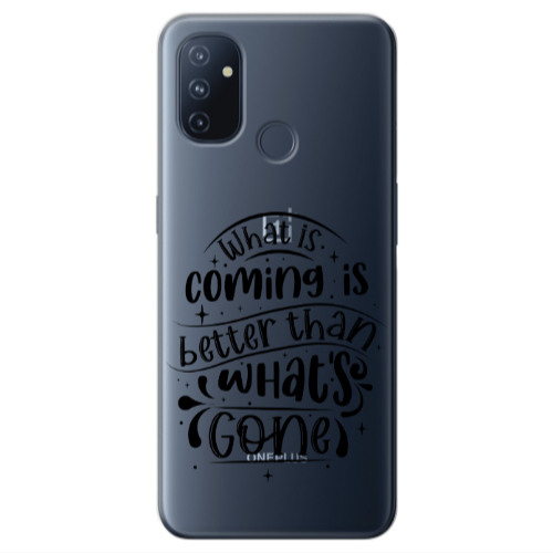 Oneplus Nord 100 What is coming Transparent Silicone TPU Θήκη