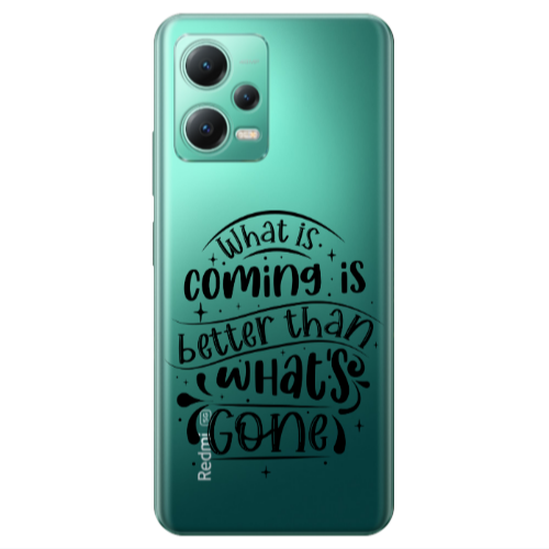 Xiaomi Redmi Note 12 Pro 5G What is coming Transparent Silicone TPU Θήκη