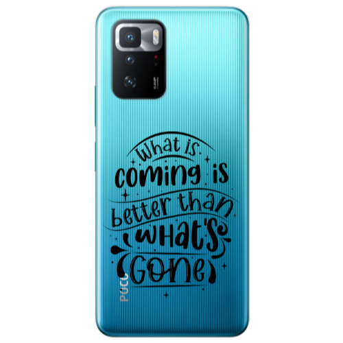 Xiaomi Poco X3 GT What is coming Transparent Silicone TPU Θήκη