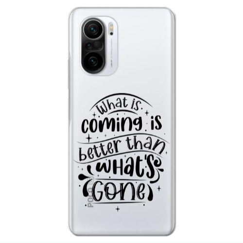 Xiaomi Poco F3 What is coming Transparent Silicone TPU Θήκη