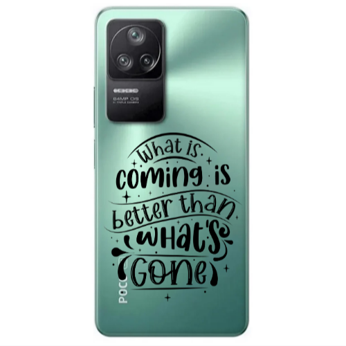 Xiaomi Poco F4 What is coming Transparent Silicone TPU Θήκη