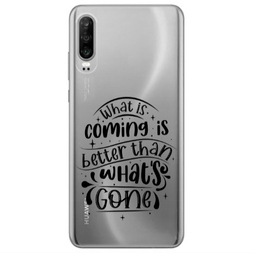 Huawei P30 What is coming Transparent Silicone TPU Θήκη