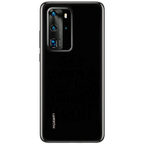 Huawei P40 Pro What is coming Transparent Silicone TPU Θήκη
