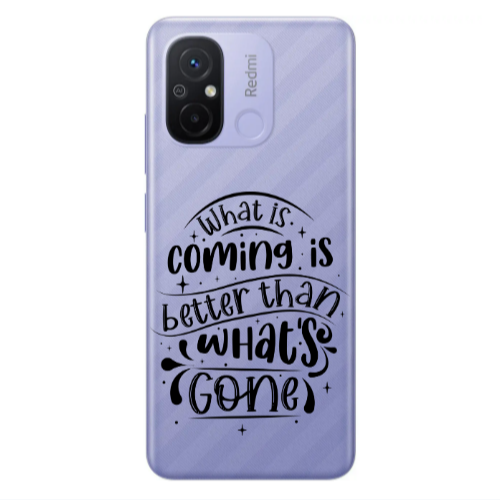 Xiaomi Redmi 12C What is coming Transparent Silicone TPU Θήκη