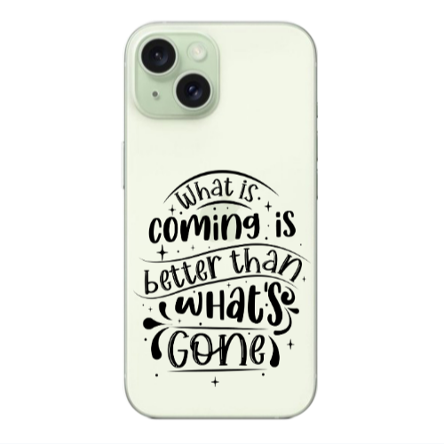 Apple iPhone 15 Plus What is coming Transparent Silicone TPU Θήκη