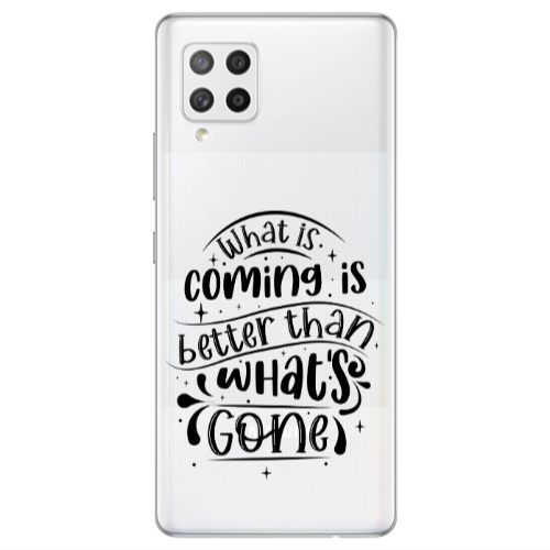 Samsung A42 5G What is coming Transparent Silicone TPU Θήκη