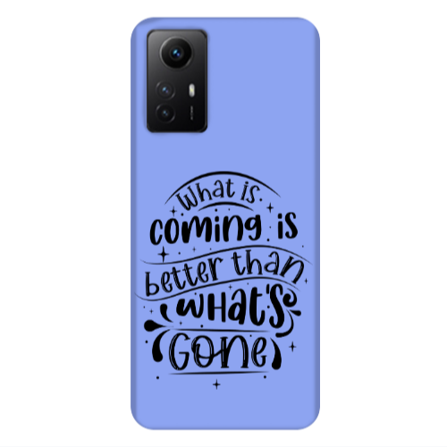 Xiaomi Redmi Note 12s What is coming Light Purple Colored Silicone TPU Θήκη