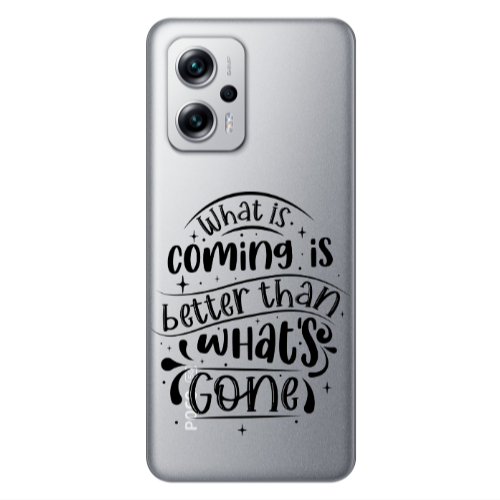 Xiaomi Poco X4 GT What is coming Transparent Silicone TPU Θήκη