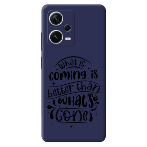 Xiaomi Poco X5 What is coming Dark blue Colored Silicone TPU Θήκη