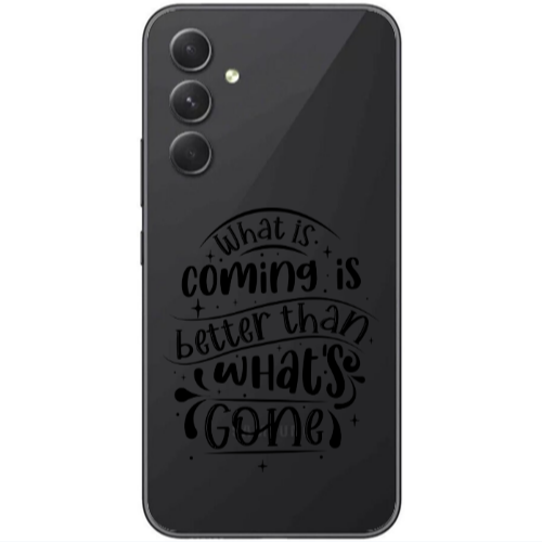 Samsung  Galaxy A05s What is coming Transparent Silicone TPU Θήκη